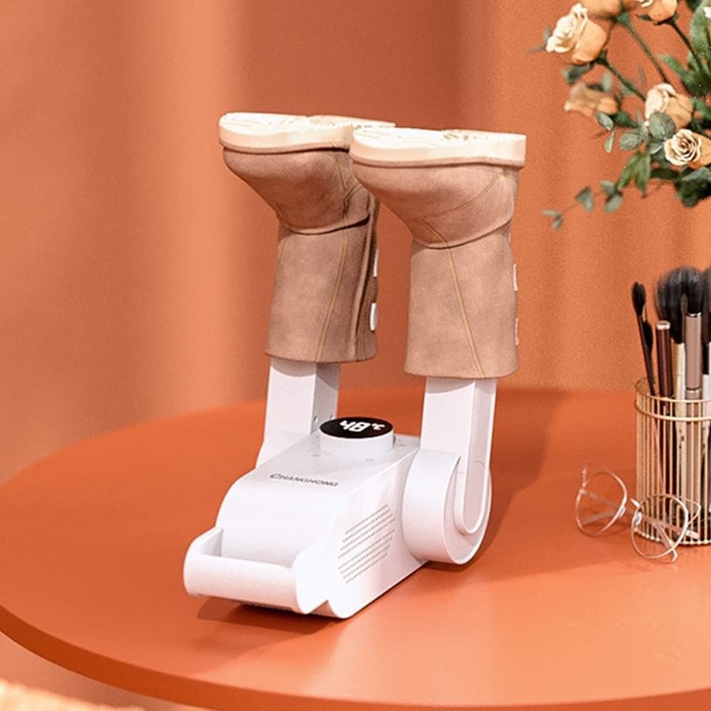 Uscător Electric pentru Încălțăminte cu Dezinfectare UV, Timer și Design Pliabil – Uscare Rapidă 360°