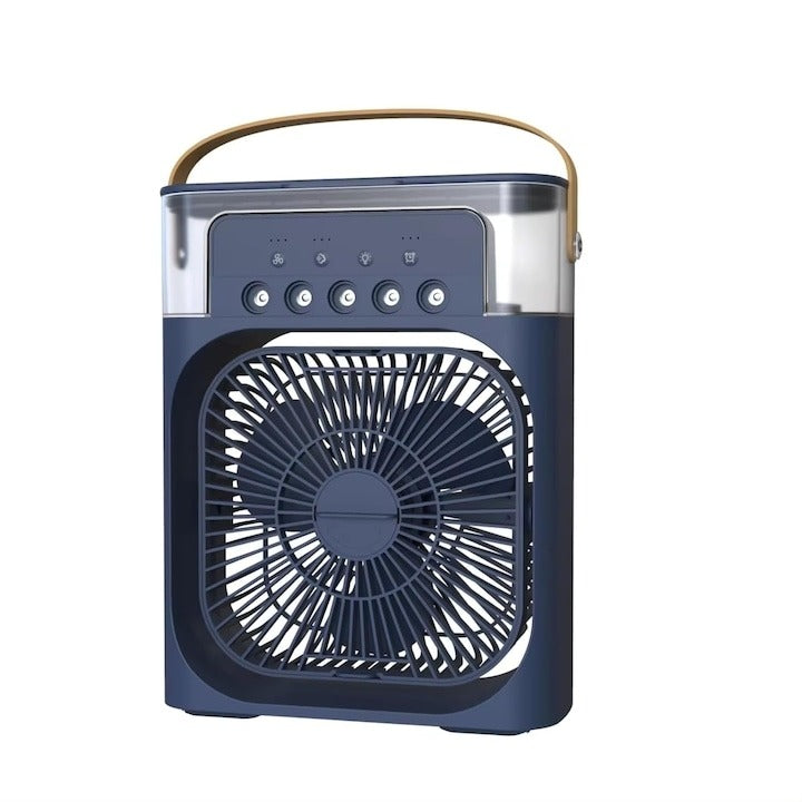 Ventilator portabil cu rezervor apă 600ml – vaporizare, ventilație și umidificare