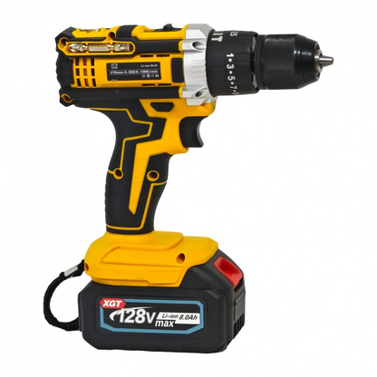 Trusa Profesionala 3 In 1 - Polizor, Autofiletanta si Masina de Impact, 2 Acumulatori 128V 8Ah - Sport si timp liber